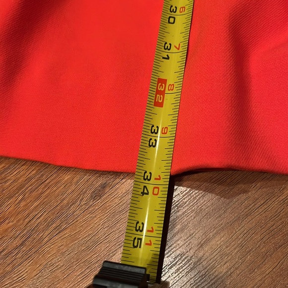 New Victoria Beckham coral/black scalloped dress with ruffle bottom - Picture 11 of 15